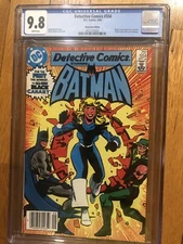 CGC 9.8 DETECTIVE COMICS 554 CGC 9.8 WHITE PAGES ALL NEW BLACK CANARY