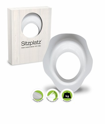 Kinder WC-Sitz Weiß Toilettenaufsatz Toilettentrainer ...