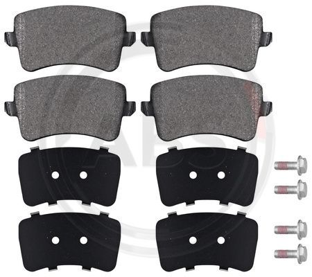 37588 A.B.S. Brake Pad Set, disc brake for AUDI