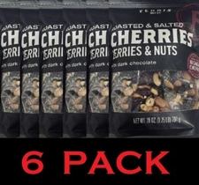 FERRIS NUT Co Roasted & Salted Cherries Berries & Nuts Dark Chocolate 28 oz 6 PK