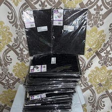 Glitter Foam Sheet 9"X12" 2mm-Black for home, school Art Work 6 Sheets