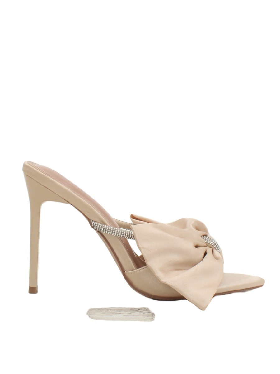 Simmi London Women's Heels UK Tan 100% Other Court