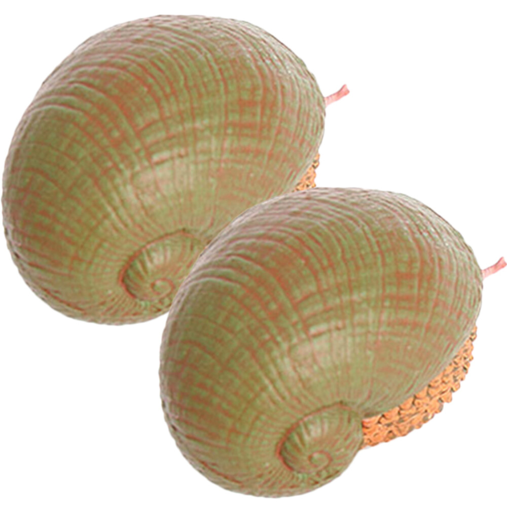 2 Pcs Snail Model Simulation Figure Appearance Design Child