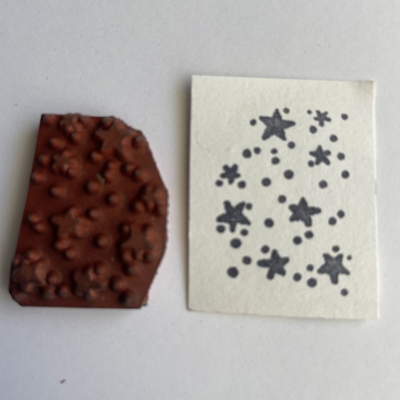 Patriotic American Stars Dots Rubber Stamp A Stars Additional Stamps Ship Free