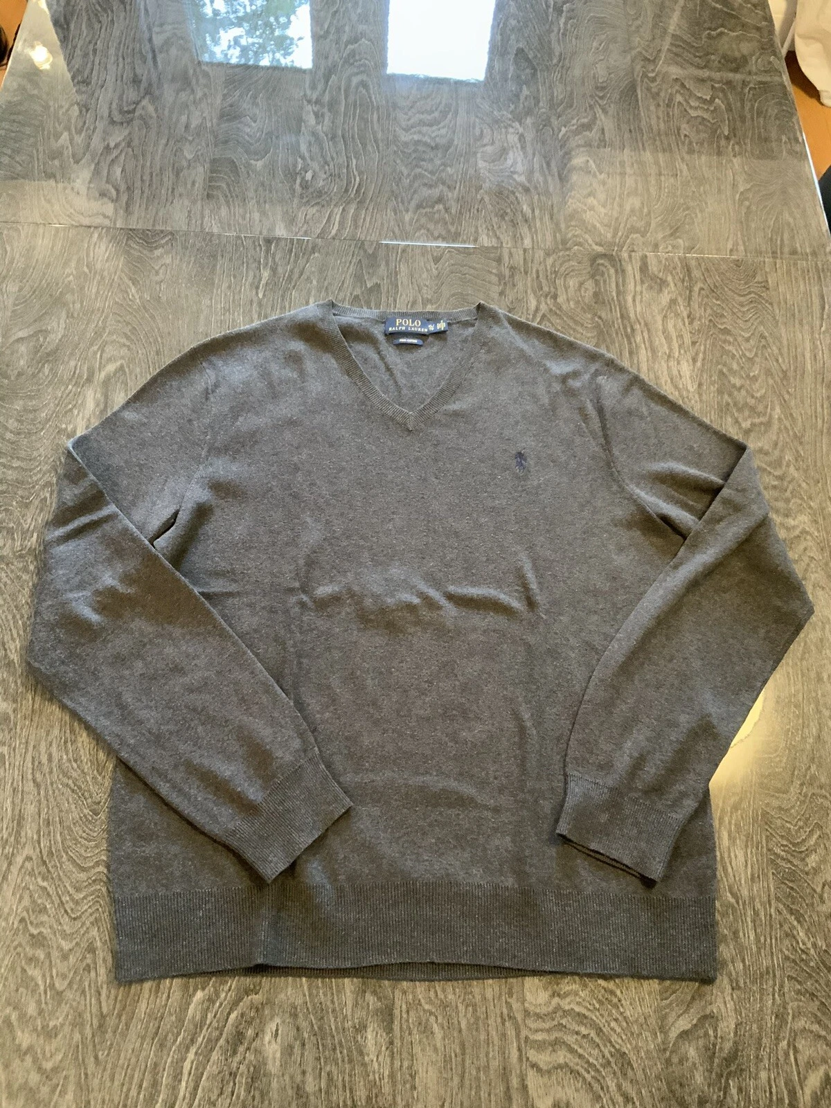 Men’s Grey Ralph Lauren Jumper