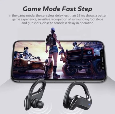 Cuffie Bluetooth Con Archetto Da Collo Sport A Lungo Raggio 5.2 Auricolari Bluetooth Cuffie Sospese Al Collo Resistenti Al Sudore - Foto 7