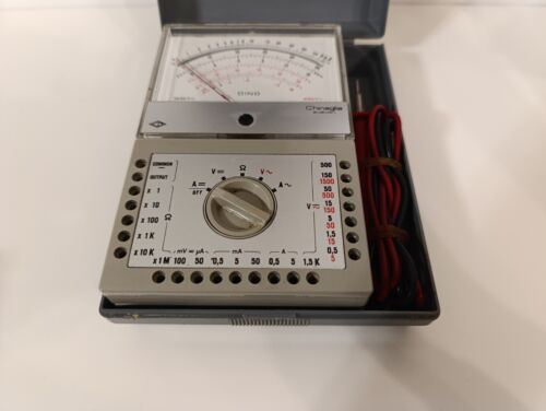Vintage Dino Chinaglia Belluno Analog Multimeter Tester Made in Italy - Picture 7 of 14