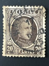 Belgium 1922 - King Albert I - Type Houyoux - SG#355 - 20 Centimes