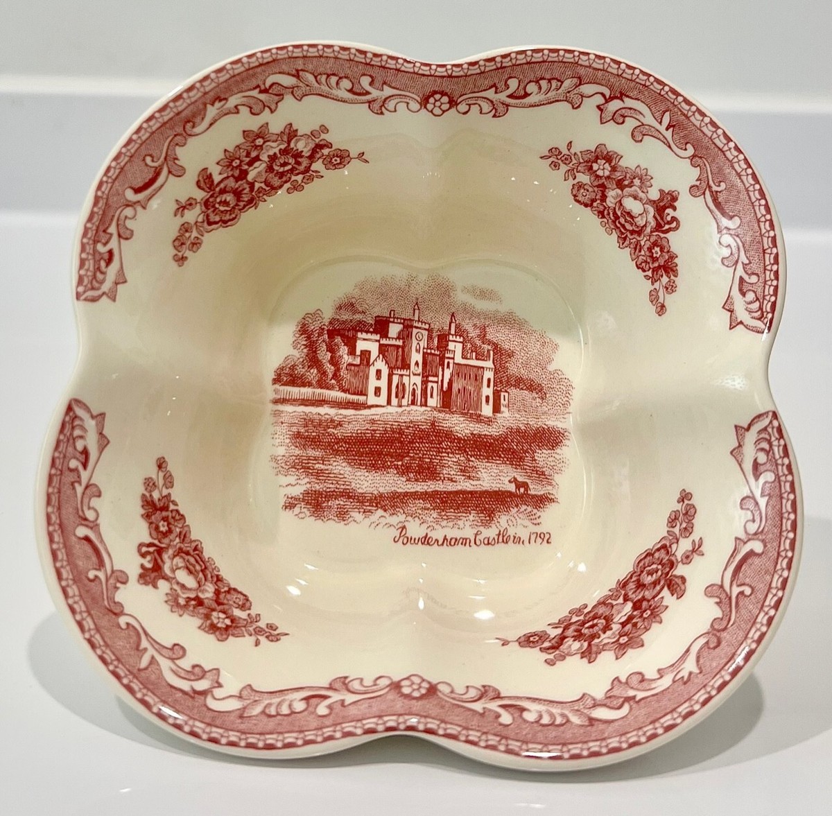 Rare JOHNSON BROS England OLD BRITAIN CASTLES New With Sticker