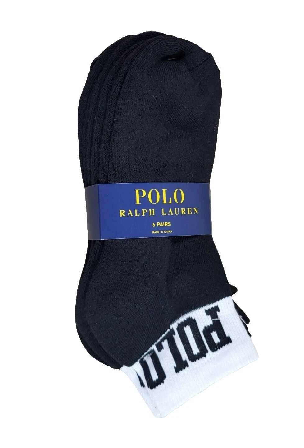 Meias Pretas Polo Ralph Lauren Poliéster para mulheres