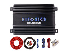Hifonics HCC-1500.1D Colossus Classic 1500W Mono Block Car Audio Amplifier Kit