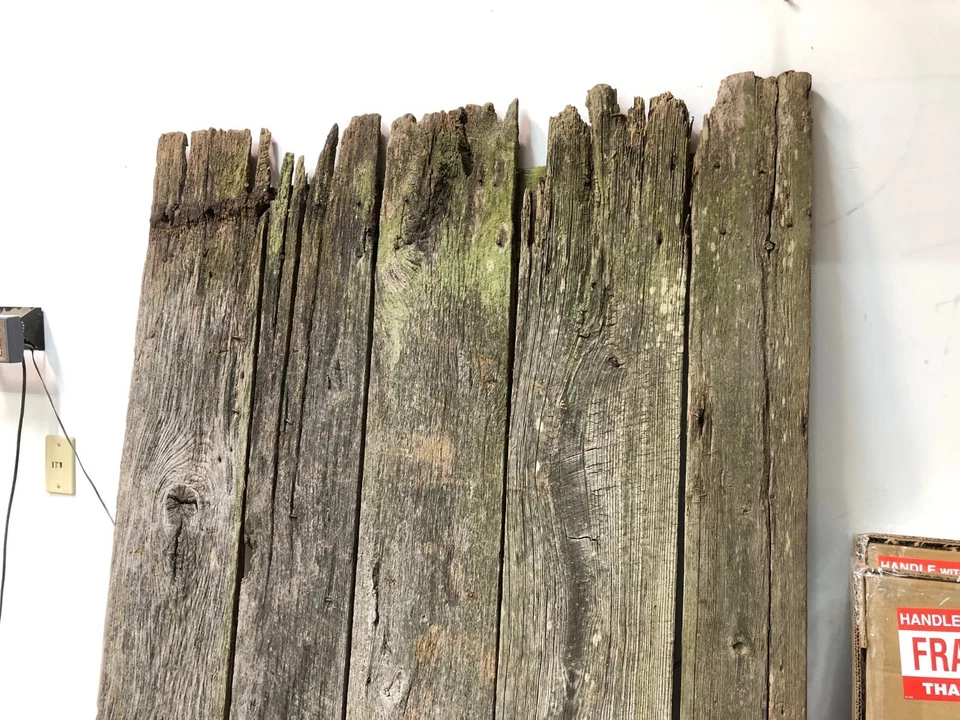 Puerta de granero de madera de granero 200 años puerta de granero de roble blanco Foto 4 de 4