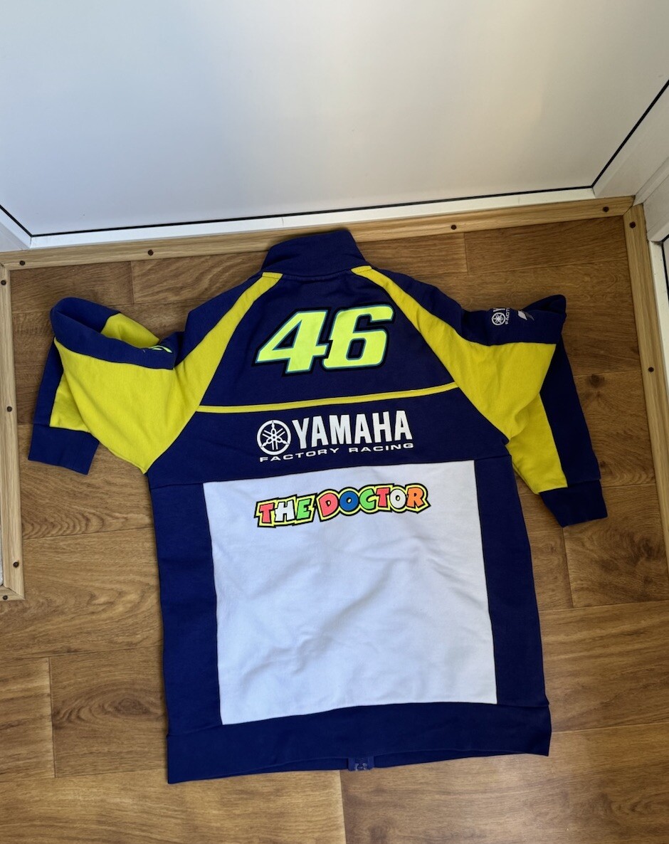 Yamaha Jacket  Large Blue Valentino Rossi VR46 Factory Racing Motorcycle L thumbnail 7