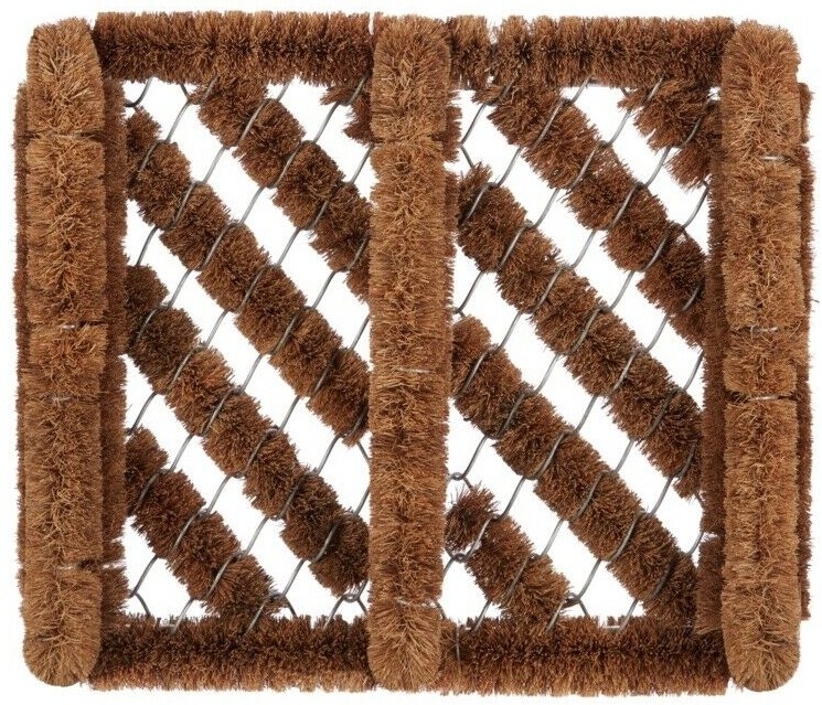 Groundsman Coir Outdoor Indoor Boot Scraper Door Floor Mat - 36cm x 33cm