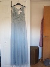 Light Blue Prom/Bridesmaid dress, size 14, Quiz, never been worn