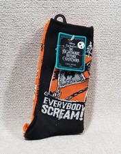 Disney The Nightmare Before Christmas 2 Pair Children Crew Socks Size 4-10 NWT