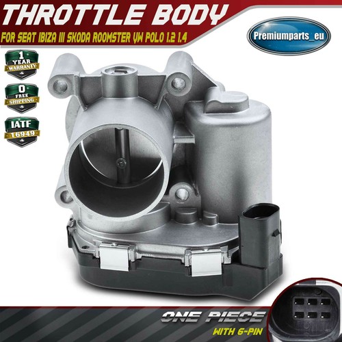 Throttle Body for Seat III Skoda Roomster 5J VW Polo 9N 1.2 1.4