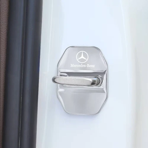 4PCS CAR DOOR LOCK COVER ANTI RUST. MERCEDES AMG A B C E S CLASS GLC GLE GLA GLB - Foto 27 di 30