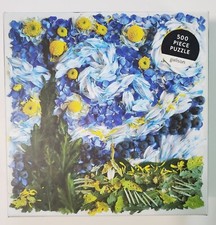 Galison Starry Night Petals 500 Piece Jigsaw Puzzle Complete