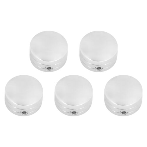 5pc Chrome Rear Sprocket Pulley Bolt Covers For Harley Touring Softail Sportster - Picture 7 of 14