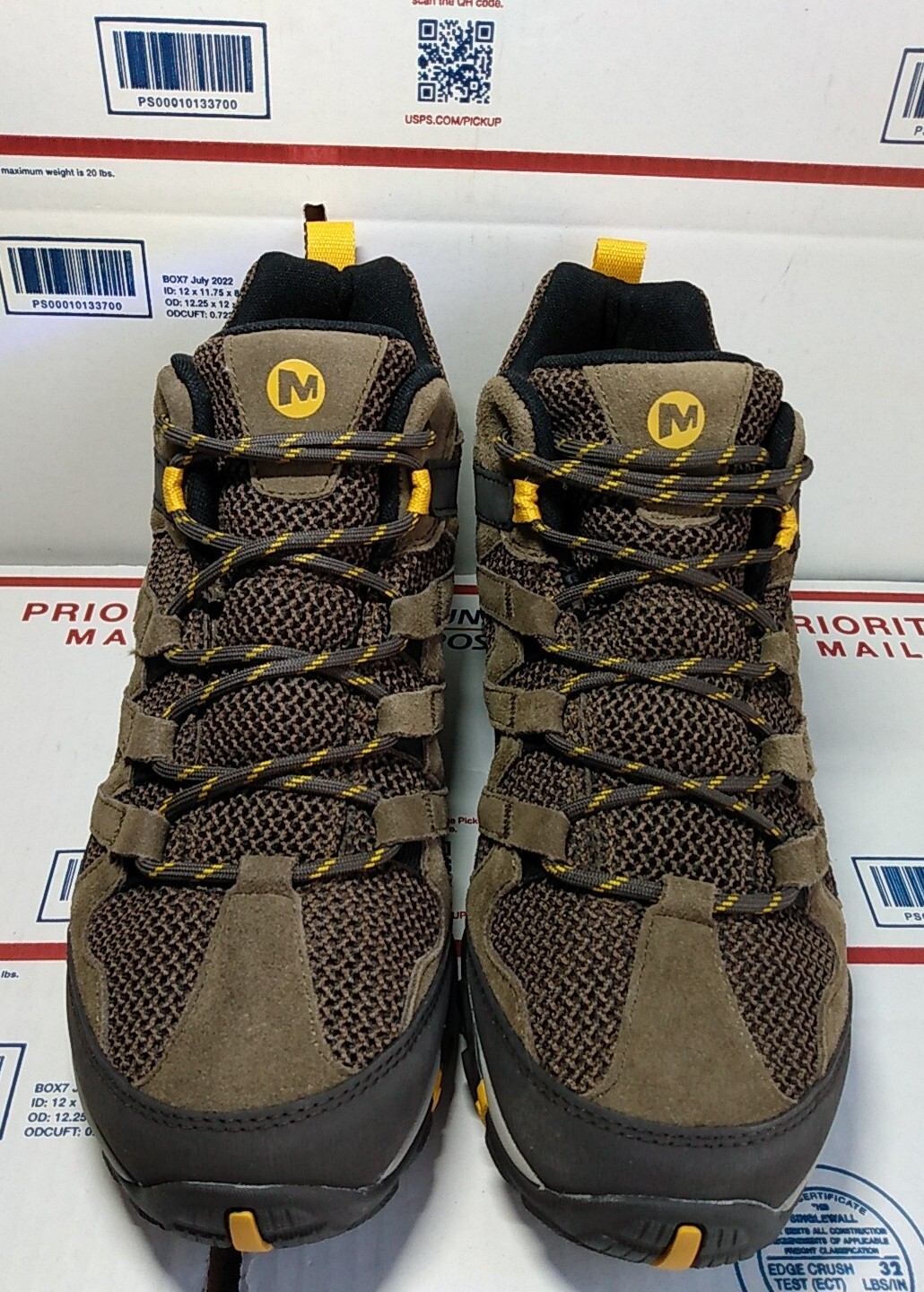 NEW Merrell Alverstone Mid Waterproof Hiking Boots Men's Size 9.5 eBay