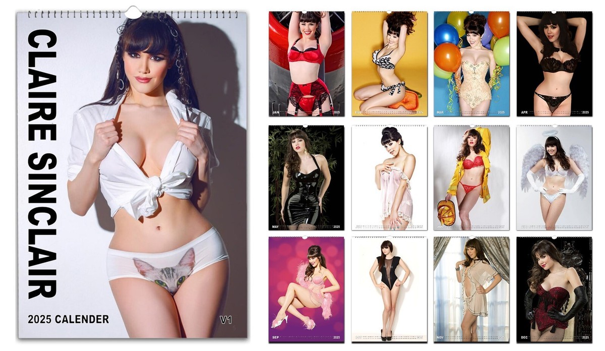 Claire様オーダー専用ページ Sexy Claire Sinclair Hot Calendar 2026/27 Personalised Choose