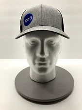 Snapback Hat Mens Cotton Mesh Solid Flat Brim Style Trucker Visor