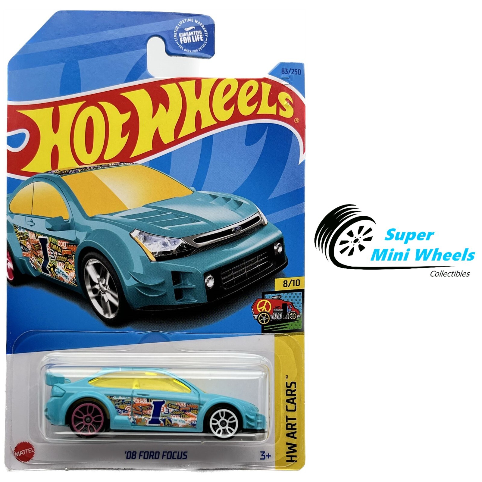 Hot Wheels 2023 #83 - '08 Ford Focus -Blue