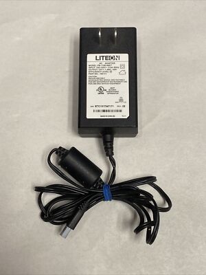 Liteon PB-1190-88ET 186933 100-120V 0.5A 60Hz 12V 1.5A AC Power Adapter