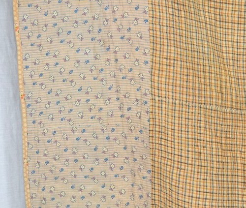 antiker Patchwork Quilt 58x83 Seeleute Kompass Top Farbe 19. Jh. Original - Bild 10 von 10