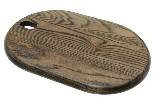 Ash Wood Cutting Board Oval Chopping Slicing Block Bread Cheese Serving Tray XL - Picture 5 of 12