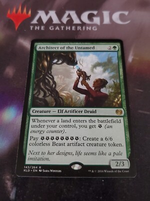 Architect of the Untamed 2x FOIL KLD MTG Kaladesh Rare MINT green Architect of the Untamed 2x FOIL KLD MTG Kaladesh Rare MINT green