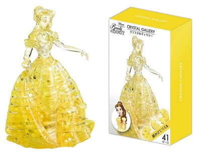 Hanayama Crystal Gallery 3D-Puzzle Disney Die Schöne und das Biest Belle Clea...