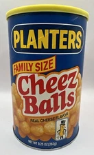 Vintage Original Can Of Planters Cheez Balls Cheese Balls Family Size