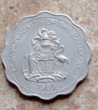 Bahamas 1985 10 Cents Good Condition Coin