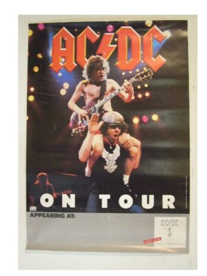 ACDC Poster ACDC AC/DC A C D C Angus Flick OLD | eBay