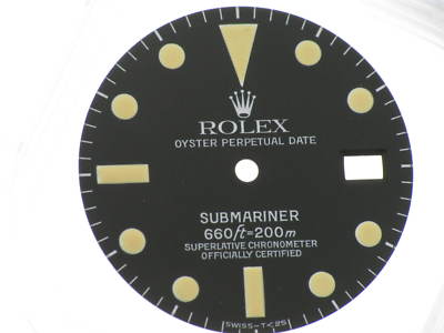 Black dial Rolex Submariner 1680 original new