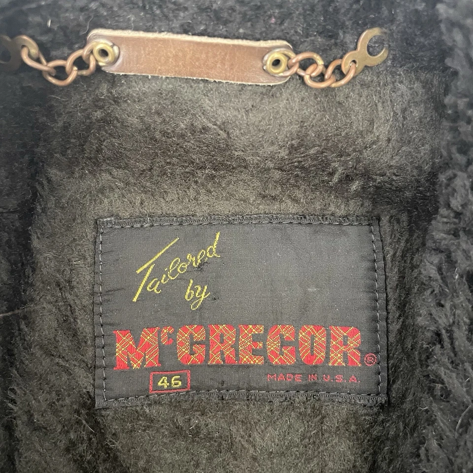 Chaqueta Abrigo Lana McGregor Vintage Talla 46 Verde Foto 3 de 3