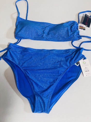 Blue Bikini Set Cobalt XL NWT Women Walmart 15 / 17