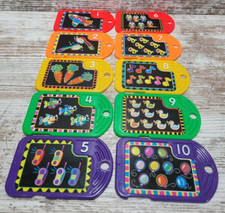 Fisher Price 2001 Learning Sensation Number Flash Cards 77824 FLASH CARDS ONLY.