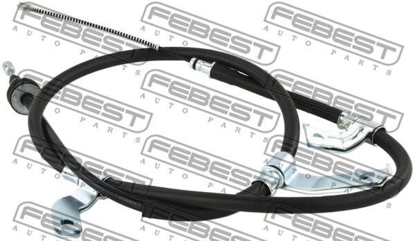 12100-SBDRUMLH FEBEST Cable, parking brake for HYUNDAI,HYUNDAI (BEIJING),KIA,KIA