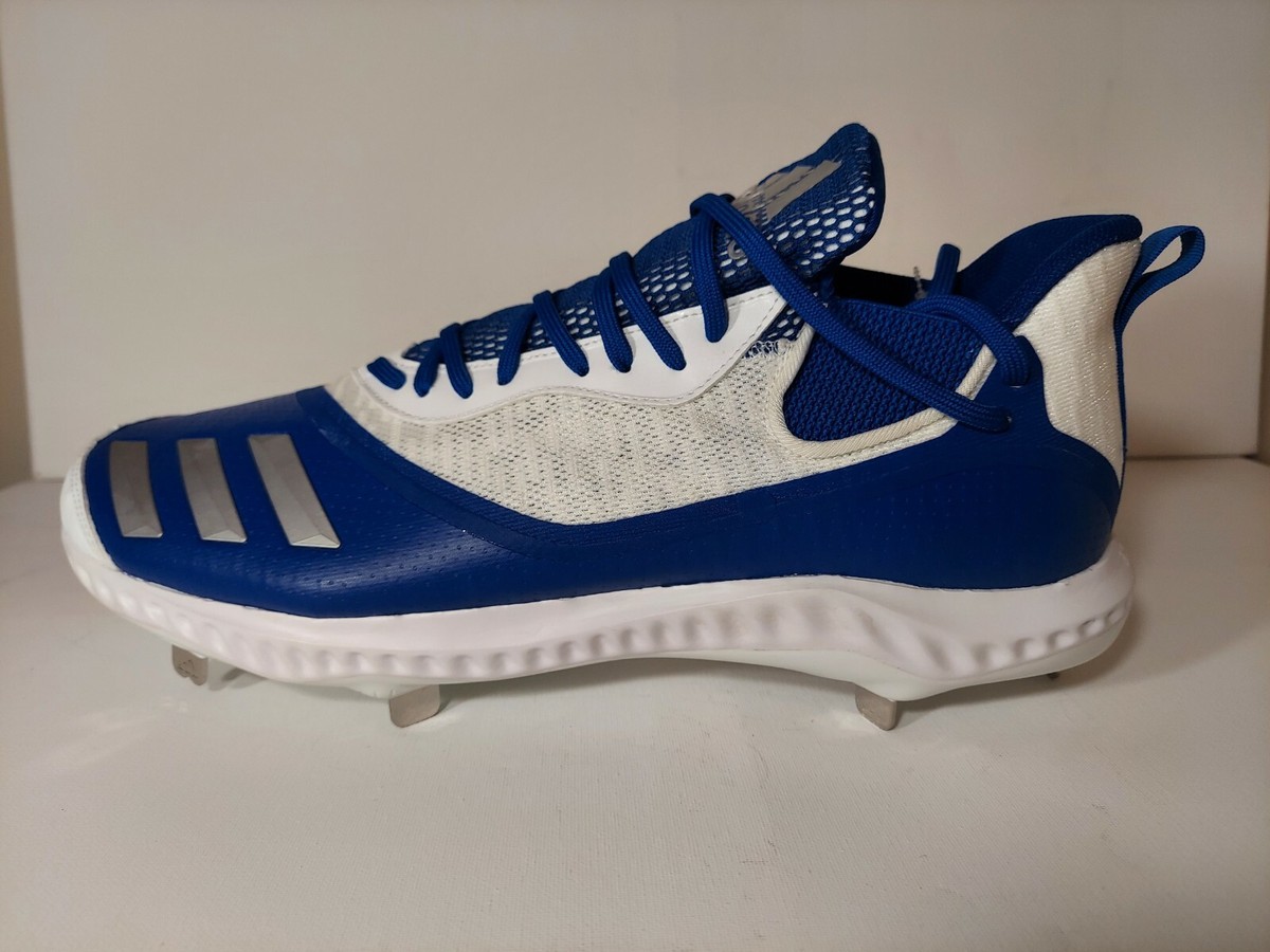 Blue Iced Out Adidas Baseball Cleats ADIDAS ICON V BOUNCE ICED