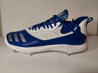 Adidas Icon V Bounce Iced Baseball Cleats Size 16 Blue N White