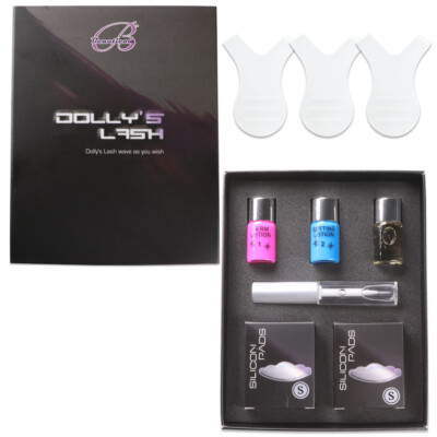 Dolly's Lash Beauticom Lifting Welle Lotion Dauerwelle Set Mit Klein Pads für