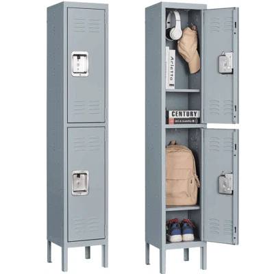 STANI Metal Lockers for Employees Steel Storage Cabinets with Doors for Office School