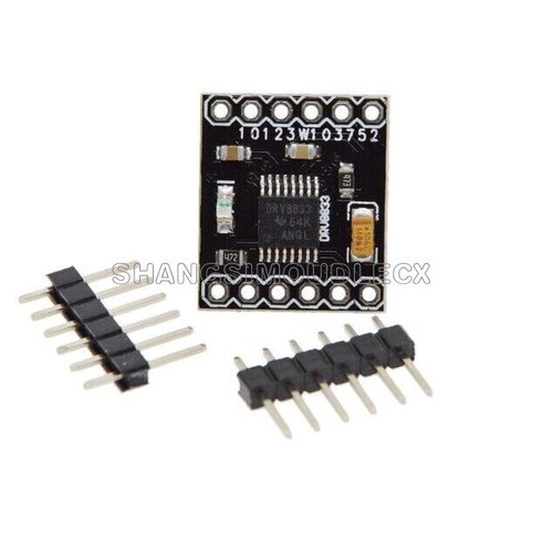 5-20PC DRV8833 Motor Drive Module Board 1.5A 3V-10V Single H-Bridge 6Pin Step Motor Overcurrent Protection DC Gear Motor Driver 5-20PC DRV8833 Motor Drive Module Board 1.5A 3V-10V Single H-Bridge 6Pin Step Motor Overcurrent Protection DC Gear Motor Driver