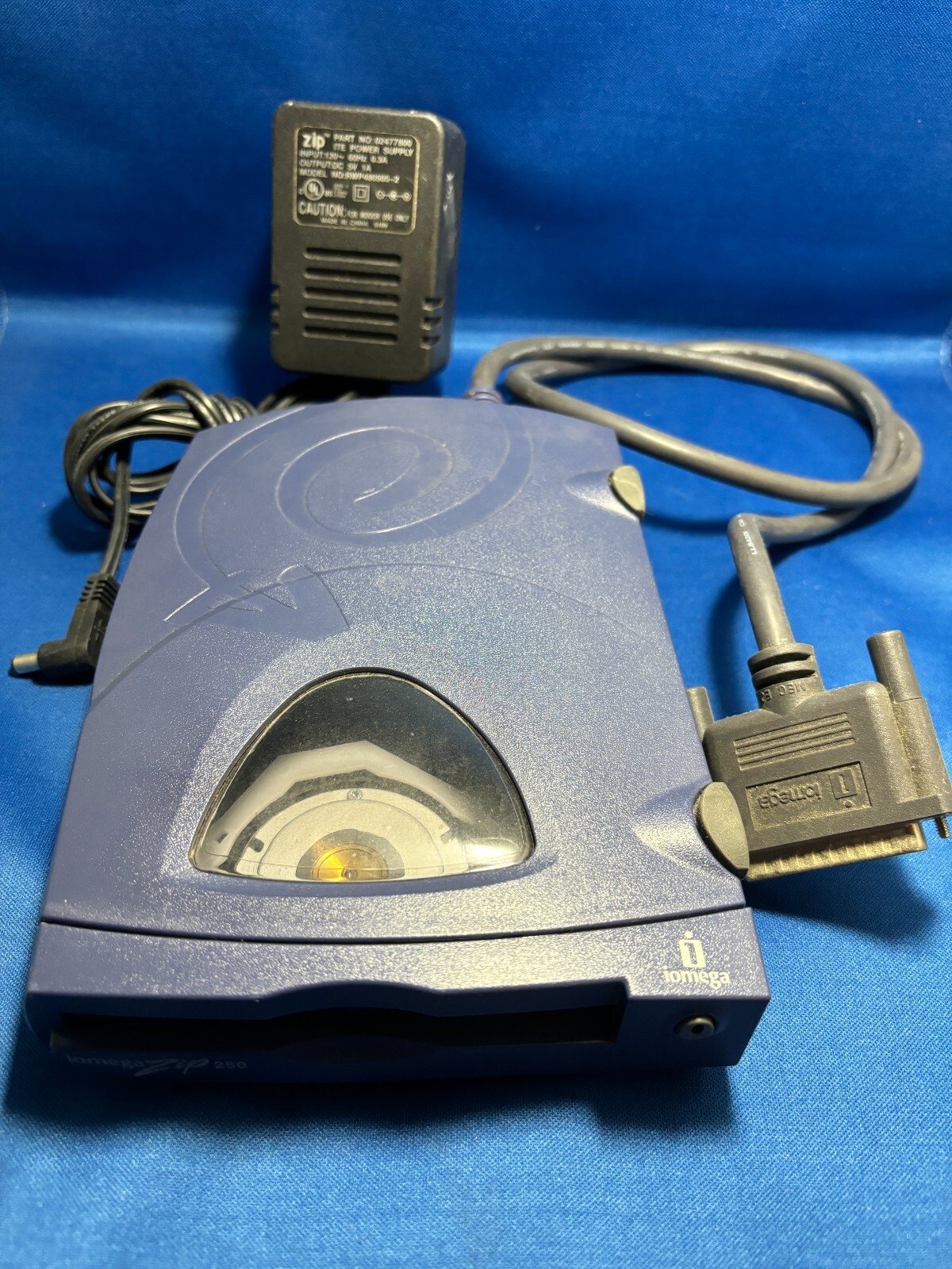 ZIP 250 Iomega Drive External Z250P Mac PC Windows OS SCSI Parallel