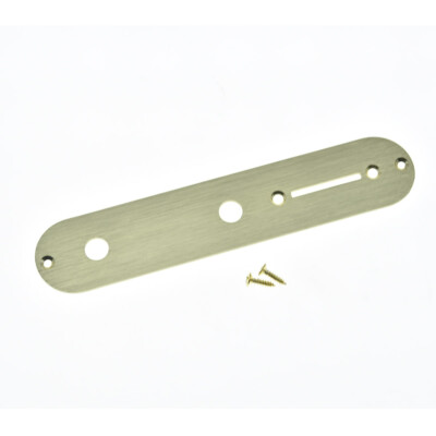 Metal Anodized Tele Control Plate with 3/8'' CTS Pot Holes for Fender Telecaster