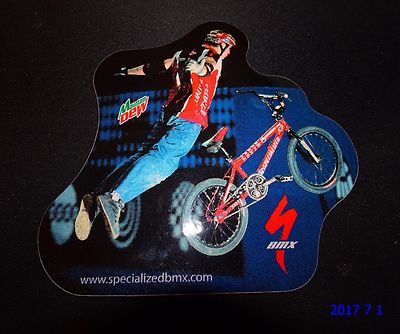 NOS AUTHENTIC SPECIALIZED BMX MOUNTAIN DEW STICKER #5 DECAL