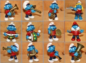 40207 schtroumpf pecheur smurf pitufo puffo puffi schtroumpfette fish